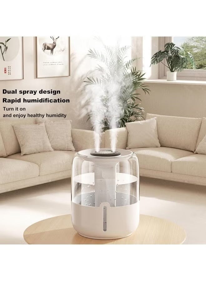 "تاقومارت أجهزة ترطيب الهواء لغرف النوم، جهاز ترطيب هواء كبير الحجم بسعة 6.8 لتر يعمل بتقنية الرذاذ البارد مع إضاءة ليلية، سهل التعبئة والتنظيف، أجهزة ترطيب هواء هادئة تعمل بالموجات فوق الصوتية للمنزل، الغرف الكبيرة، غرف الأطفال والنباتات - Image 4